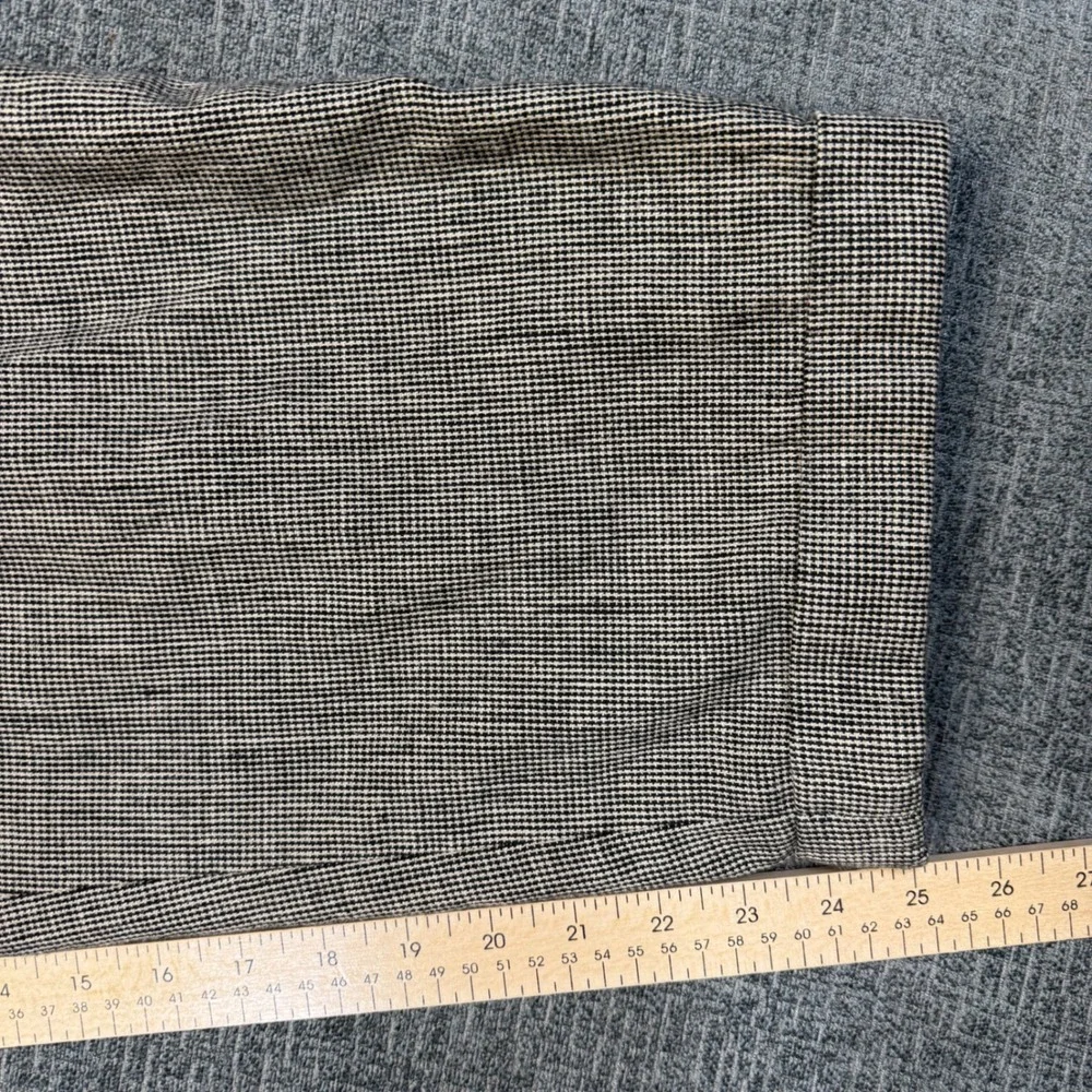 Polo Ralph Lauren Pants Mens 36x30 (32x25) Brown Linen Blend Pleated Hemmed VTG